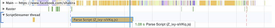 El problema de DevTools que renderizaba toda la tarea del analizador de una manera que sugería que estaba usando la CPU (bloqueo completo)